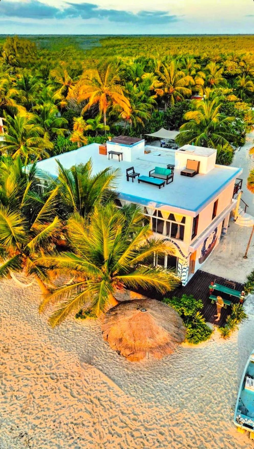 Villa Pronoia Casa De Playa à Mahahual Extérieur photo